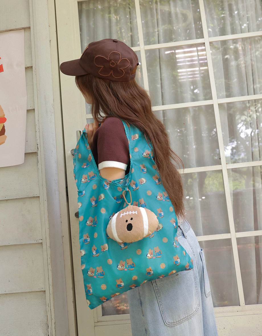 【DINOTAENG】Plush Charm with Shopping Bag