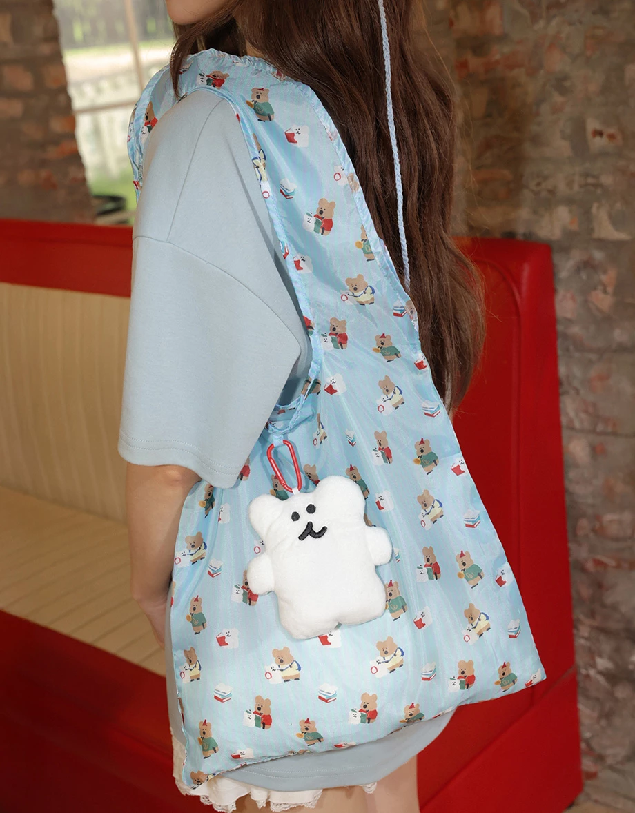 【DINOTAENG】Plush Charm with Shopping Bag