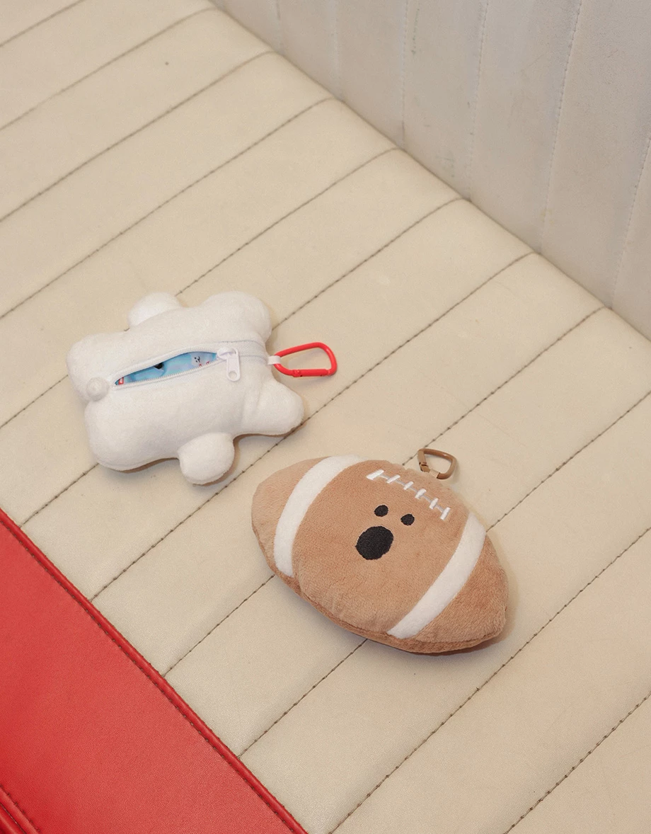 【DINOTAENG】Plush Charm with Shopping Bag