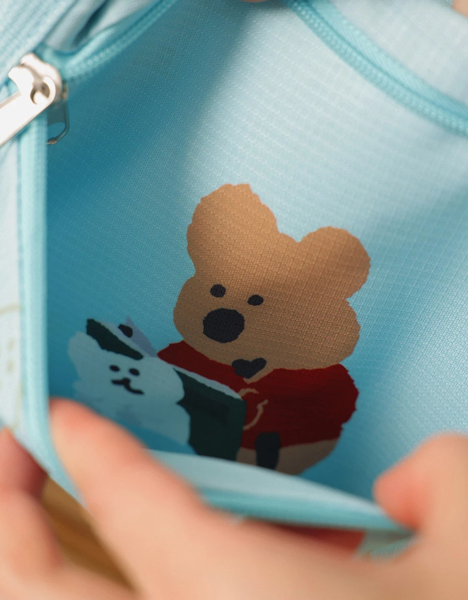 【DINOTAENG】Foldable All-Over Print Portable Travel Bag 【DINOTAENG】Foldable All-Over Print Portable Travel Bag
