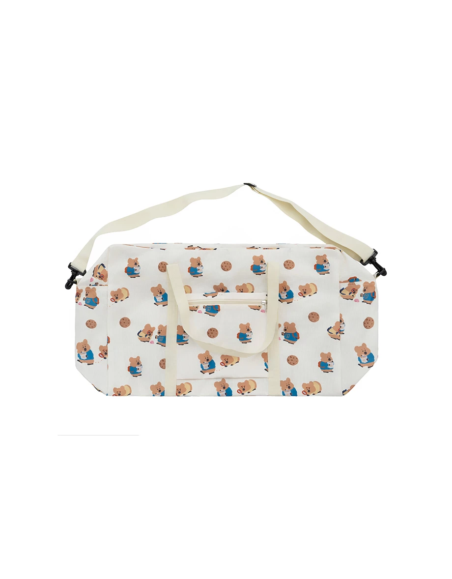 【DINOTAENG】Foldable All-Over Print Portable Travel Bag 【DINOTAENG】Foldable All-Over Print Portable Travel Bag