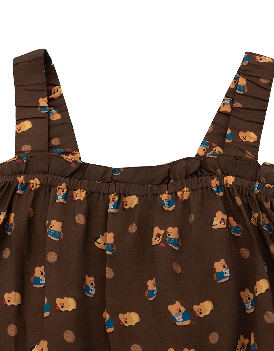 【DINOTAENG】All-Over Print Tank Top And Shorts Set Wear 【DINOTAENG】All-Over Print Tank Top And Shorts Set Wear