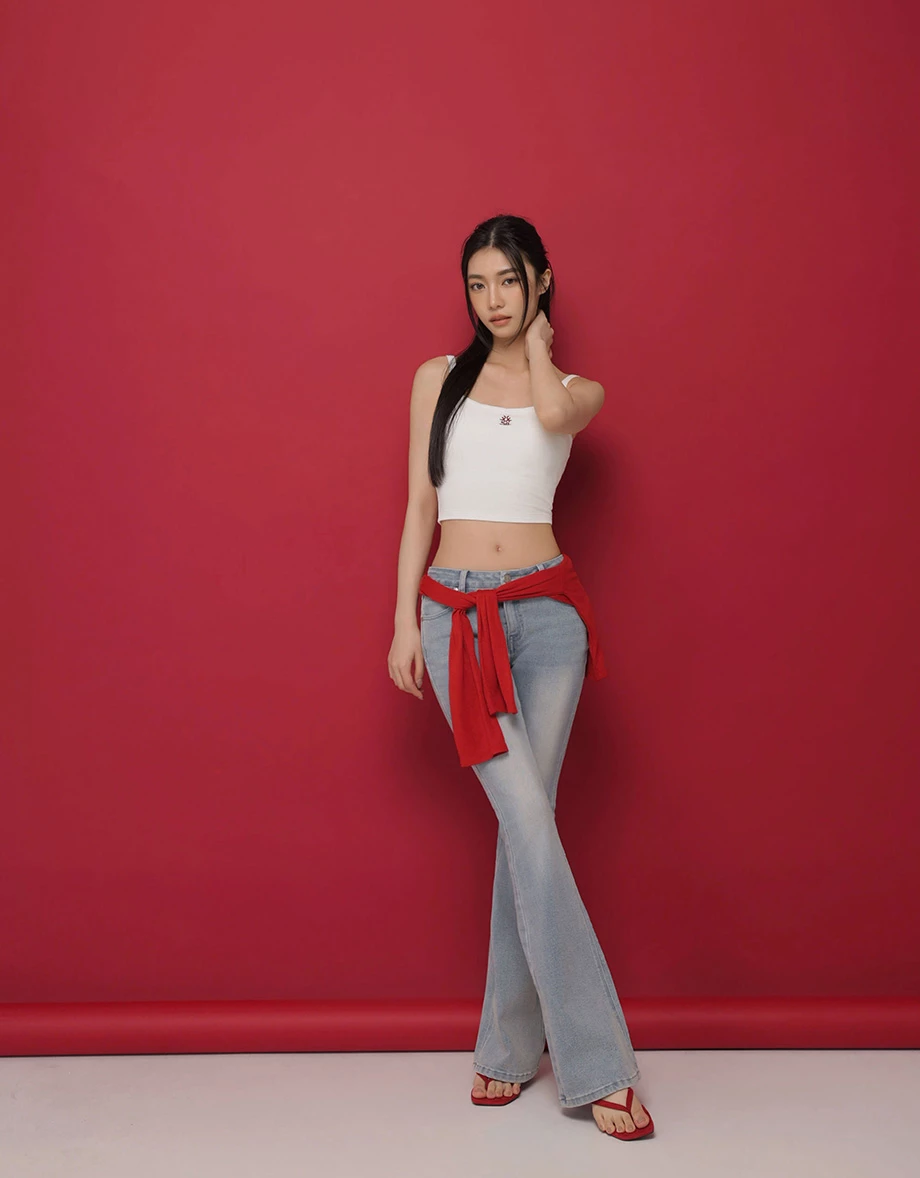 CNY CHEONGSAM QIPAO TOP Padded Bra Top Blesses Lucky Character Ribbed Camisole CNY CHEONGSAM QIPAO TOP Padded Bra Top Blesses Lucky Character Ribbed Camisole