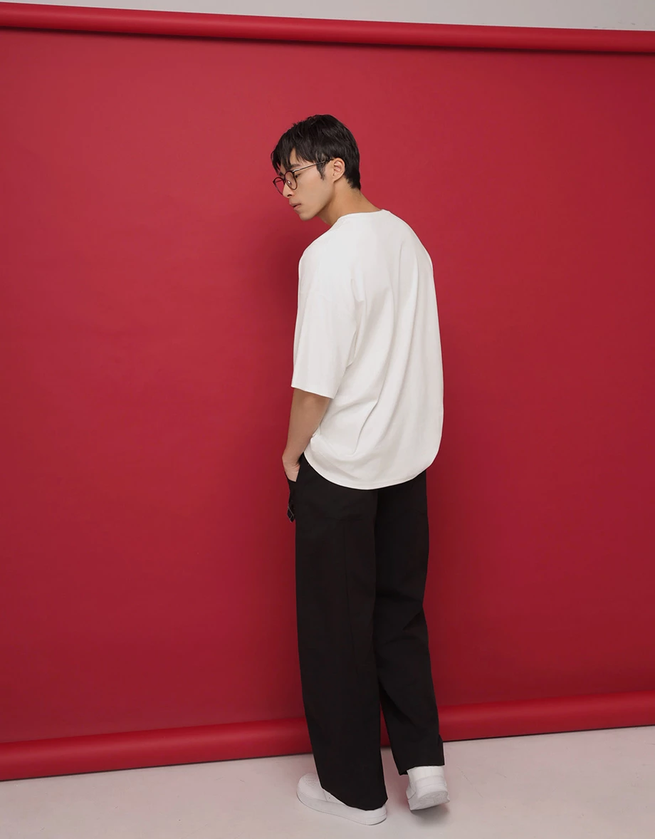 CNY CHEONGSAM QIPAO TOP Blesses Lucky Character Round Neck Short Sleeve Oversized T-Shirt (Men) CNY CHEONGSAM QIPAO TOP Blesses Lucky Character Round Neck Short Sleeve Oversized T-Shirt (Men)
