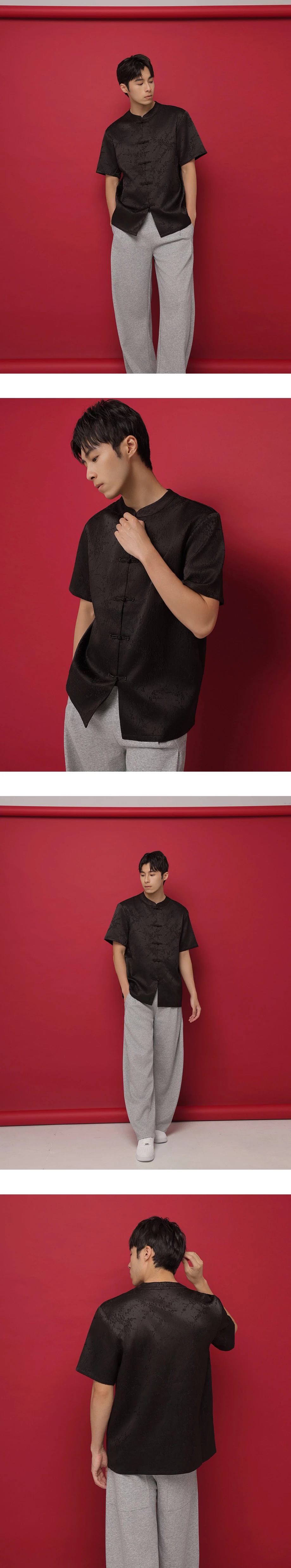 Men’s CNY Mandarin SHIRT Chinese Style Floral Satin Style ( Matching Couple Outfit for Qipao Cheongsam) Men’s CNY Mandarin SHIRT Chinese Style Floral Satin Style ( Matching Couple Outfit for Qipao Cheongsam)