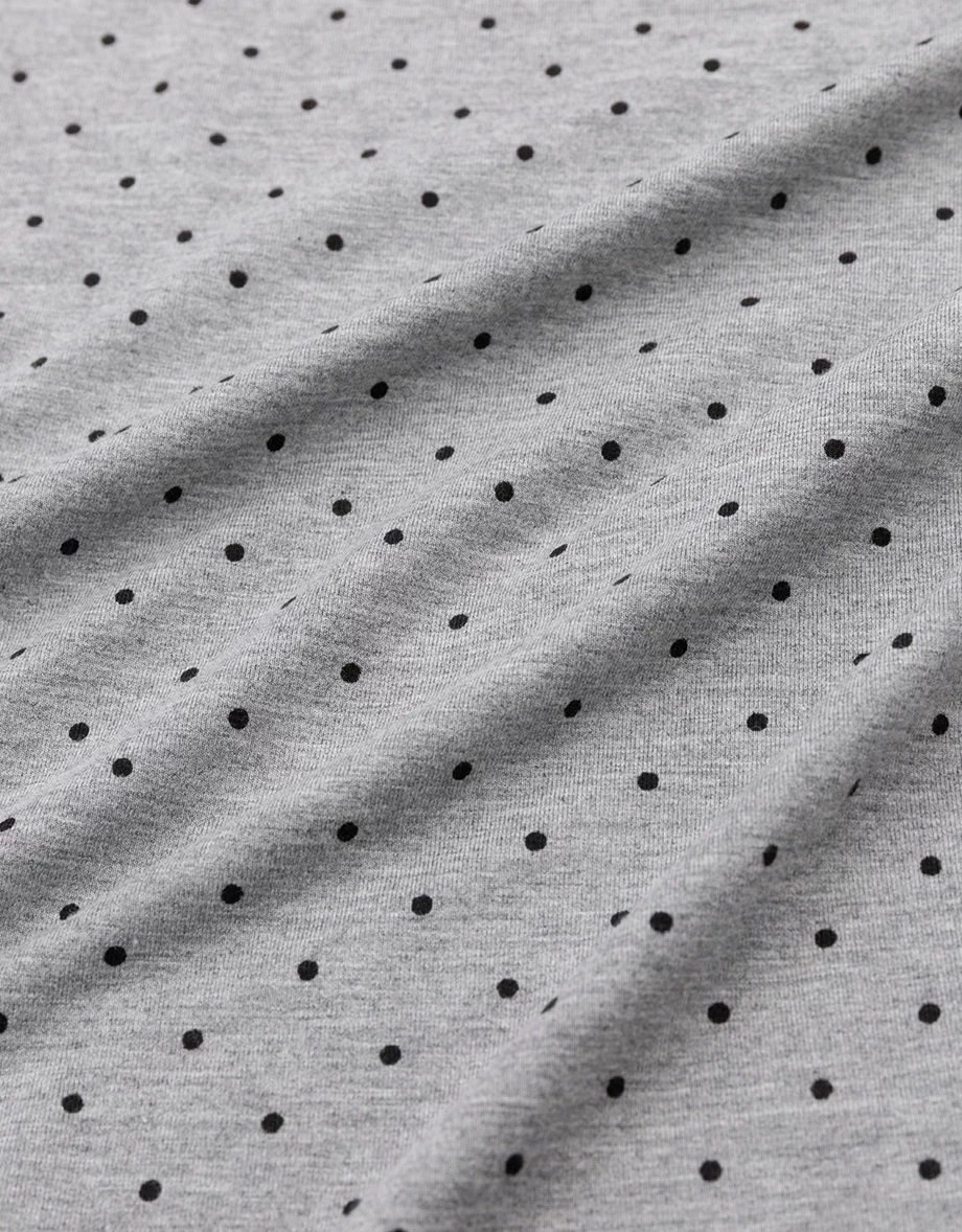 Polka Dot Mock Neck Side Ruched Crop Top Polka Dot Mock Neck Side Ruched Crop Top