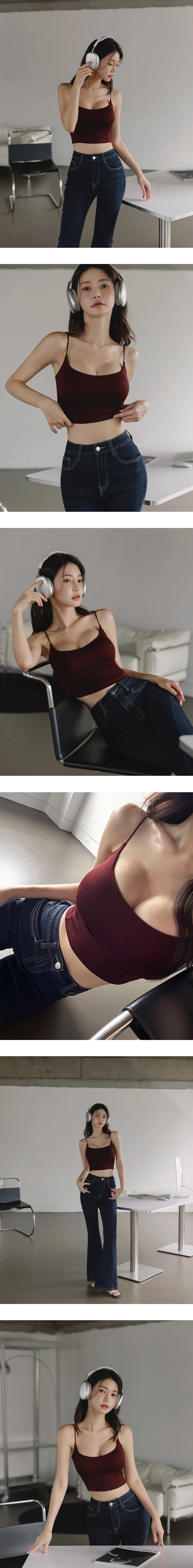 AIRY HOURGLASS Fitted Spaghetti Strap Scoop Neck Ruched Bust Padded Bra Top AIRY HOURGLASS Fitted Spaghetti Strap Scoop Neck Ruched Bust Padded Bra Top