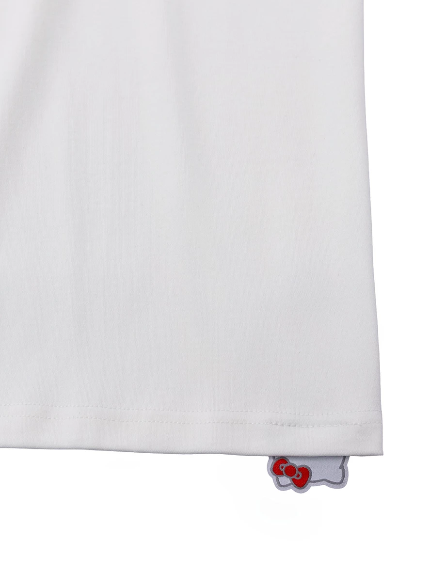 【Hello Kitty】美背印花圓領短袖寬版TEE 【Hello Kitty】美背印花圓領短袖寬版TEE