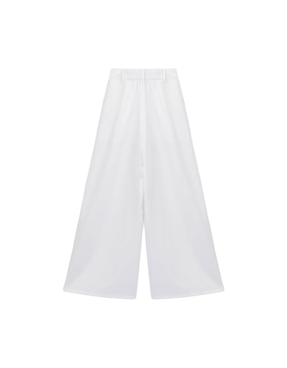 Basic Front Pleated Tailored Wide Leg Trousers Pants Basic Front Pleated Tailored Wide Leg Trousers Pants
