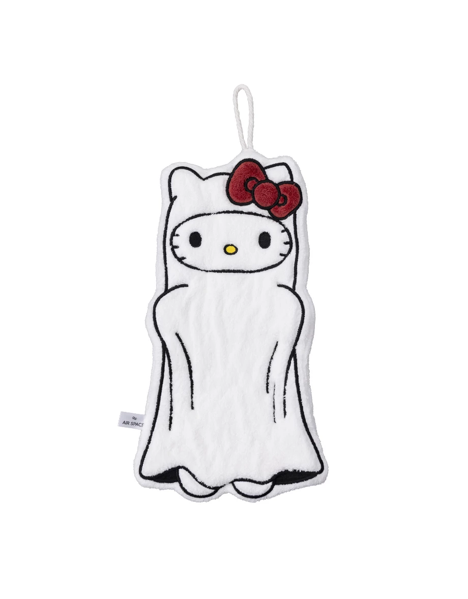 【Hello Kitty】長腿Kitty造型細絨擦手巾