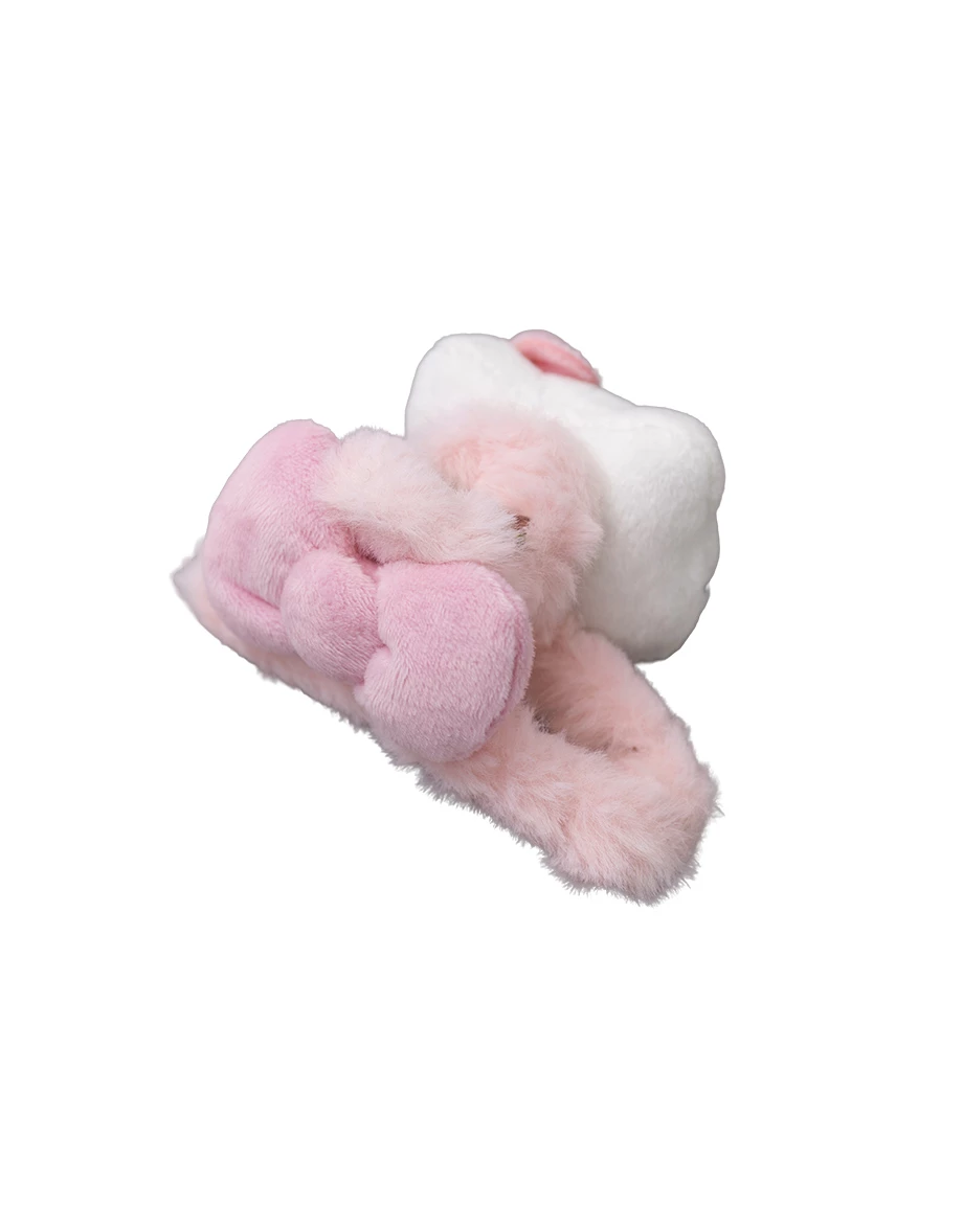 【Hello Kitty】立體大頭造型毛絨鯊魚夾 【Hello Kitty】立體大頭造型毛絨鯊魚夾