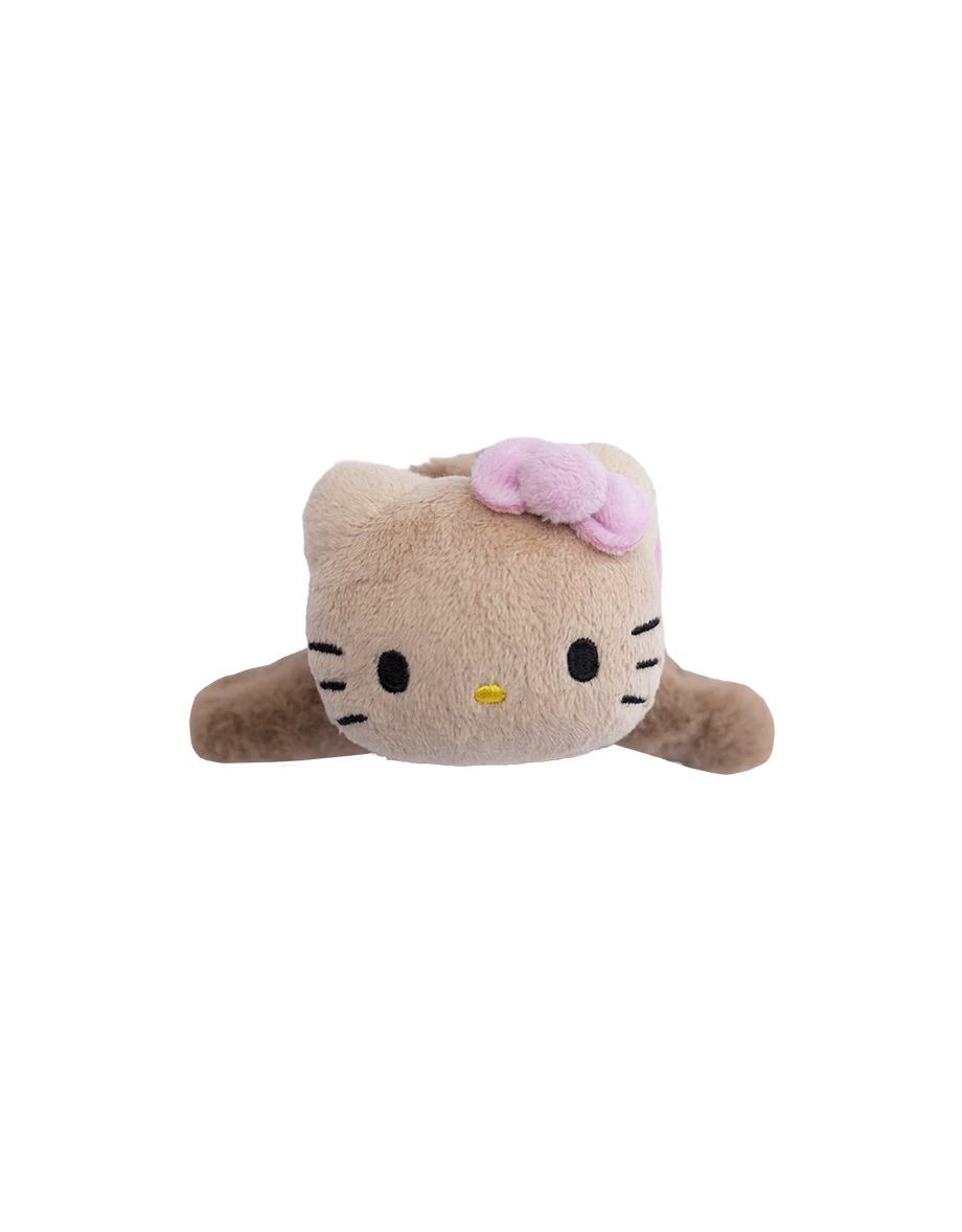 【Hello Kitty】立體大頭造型毛絨鯊魚夾
