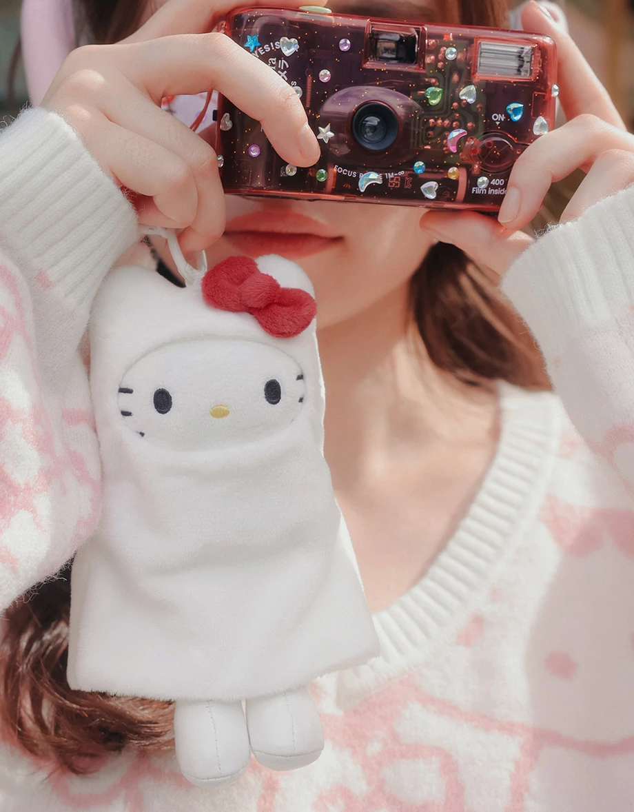 【Hello Kitty】長腿Kitty絨毛娃娃吊飾 【Hello Kitty】長腿Kitty絨毛娃娃吊飾