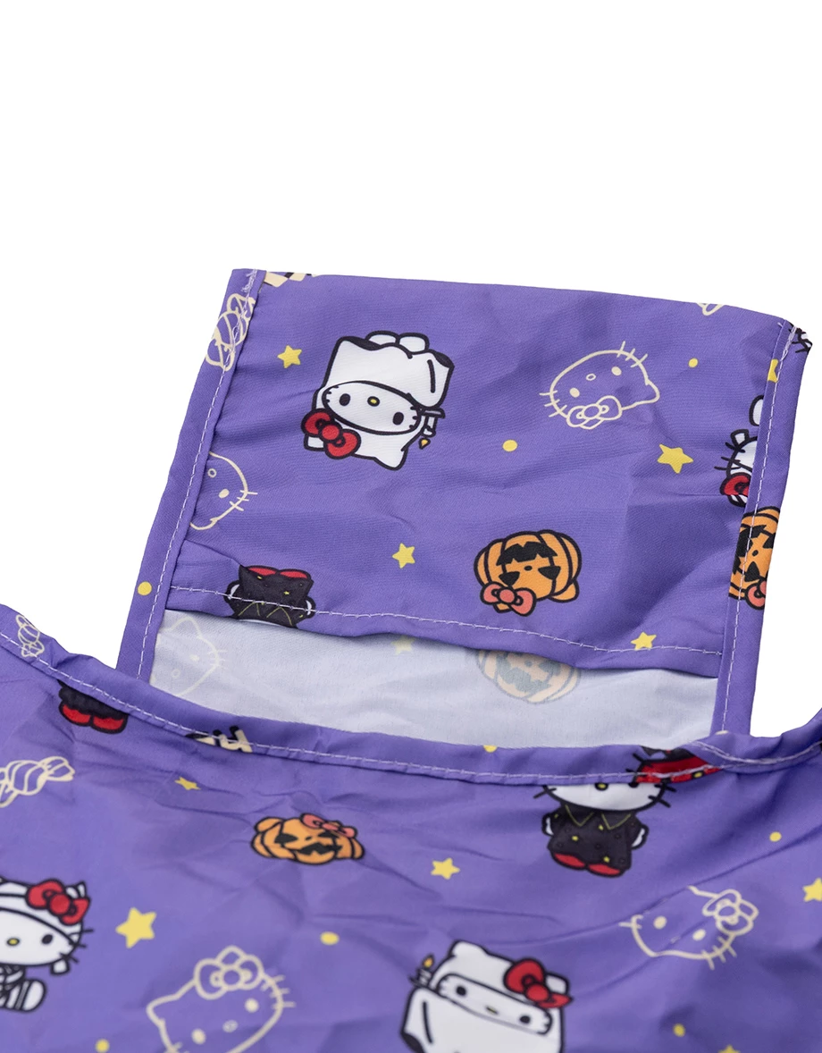 【Hello Kitty】一體式翻面收納購物袋絨毛大頭吊飾 【Hello Kitty】一體式翻面收納購物袋絨毛大頭吊飾