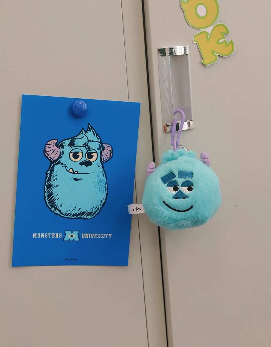 【迪士尼系列】怪獸大學  刺繡絨毛娃娃吊飾