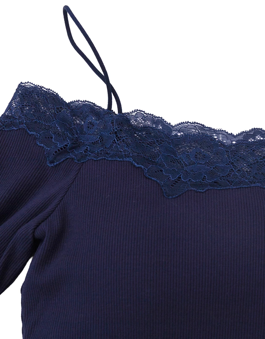 Lace Trim Off Shoulder Cami Straps Ribbed Padded Bra Top Lace Trim Off Shoulder Cami Straps Ribbed Padded Bra Top