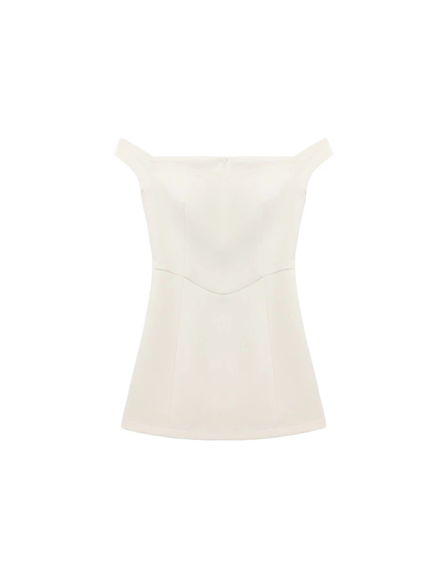 Off Shoulder V Waist Padded Bodycon Mini Dress Off Shoulder V Waist Padded Bodycon Mini Dress