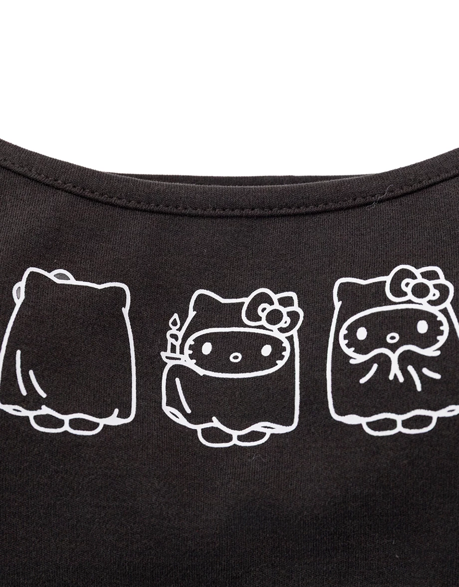 【Hello Kitty】印花小圖短版細肩帶BRA背心