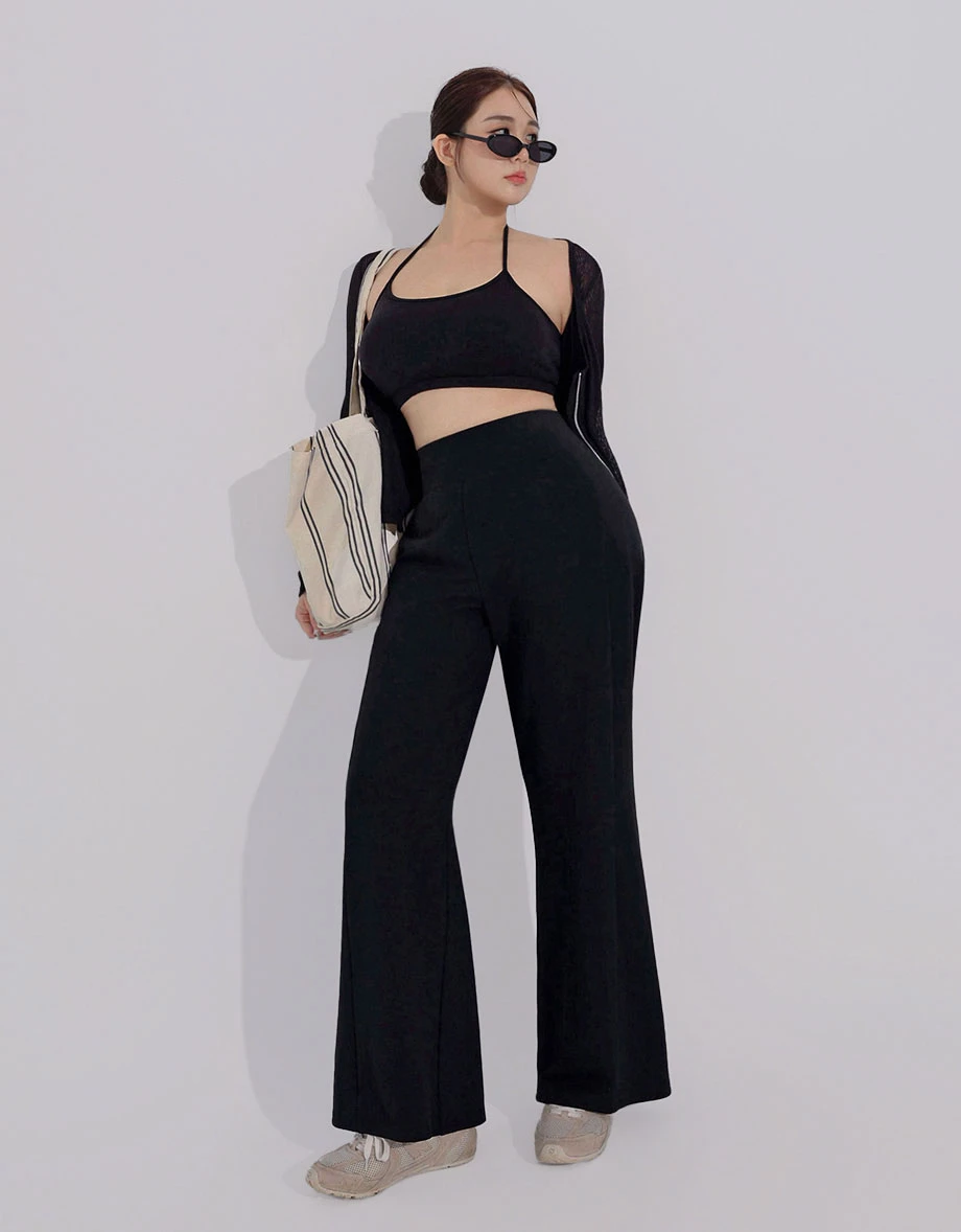 AIRY HOURGLASS Classic High Waist Bootcut Flare Pants