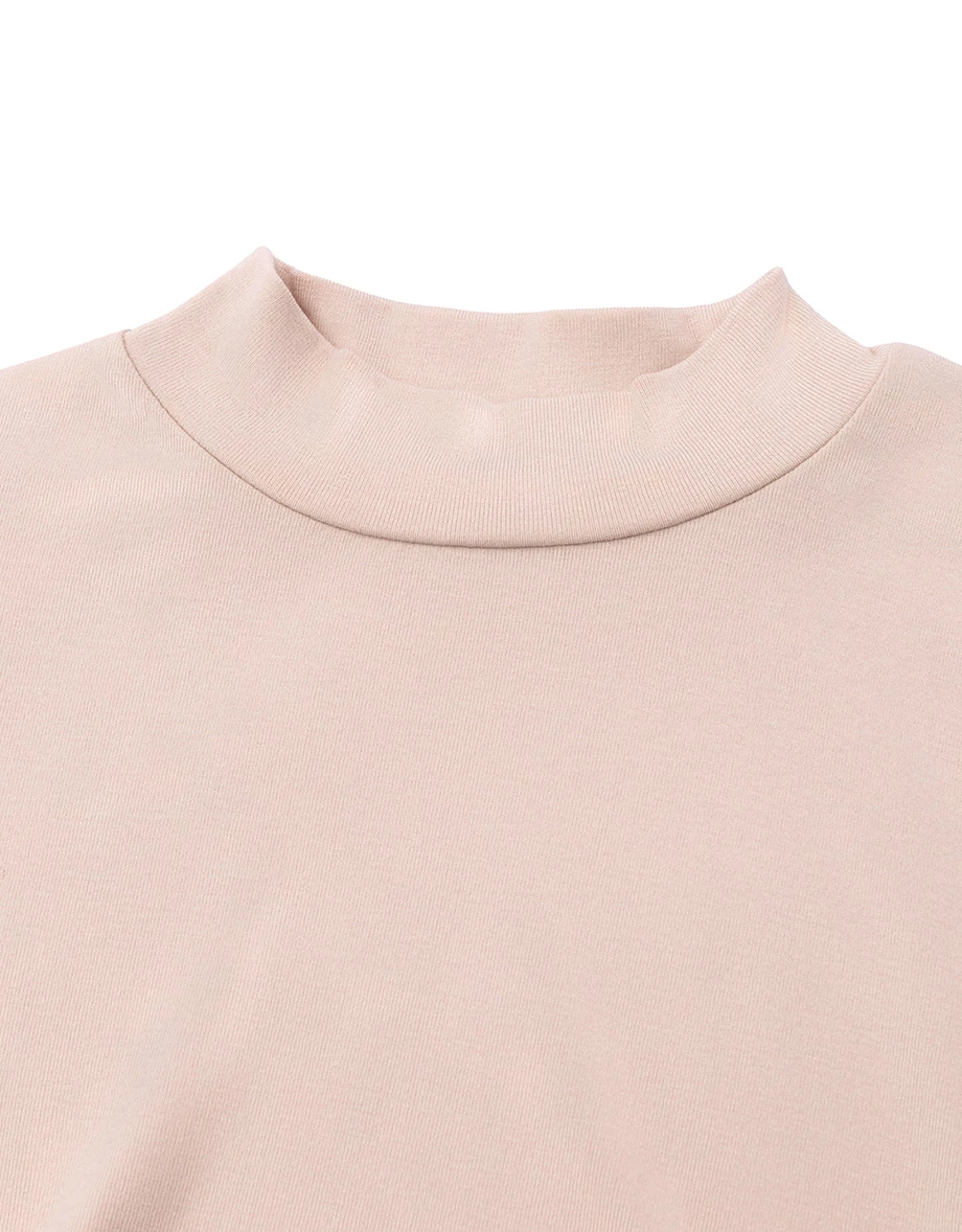 【SABRINA Design】Mock Neck Long Sleeve Crop Top 【SABRINA Design】Mock Neck Long Sleeve Crop Top