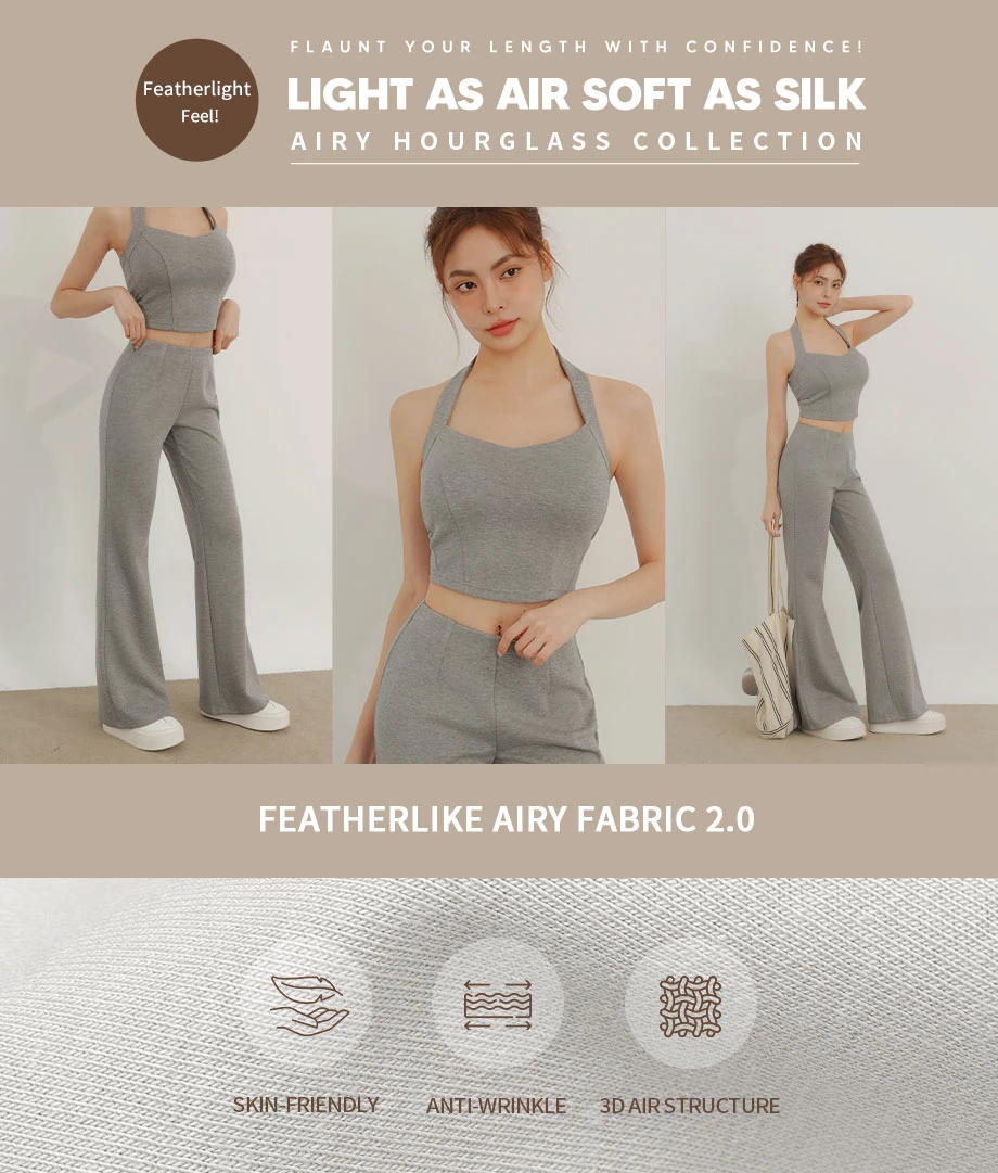 AIRY HOURGLASS Basic Halter Open Back Fitted Padded Bra Top AIRY HOURGLASS Basic Halter Open Back Fitted Padded Bra Top
