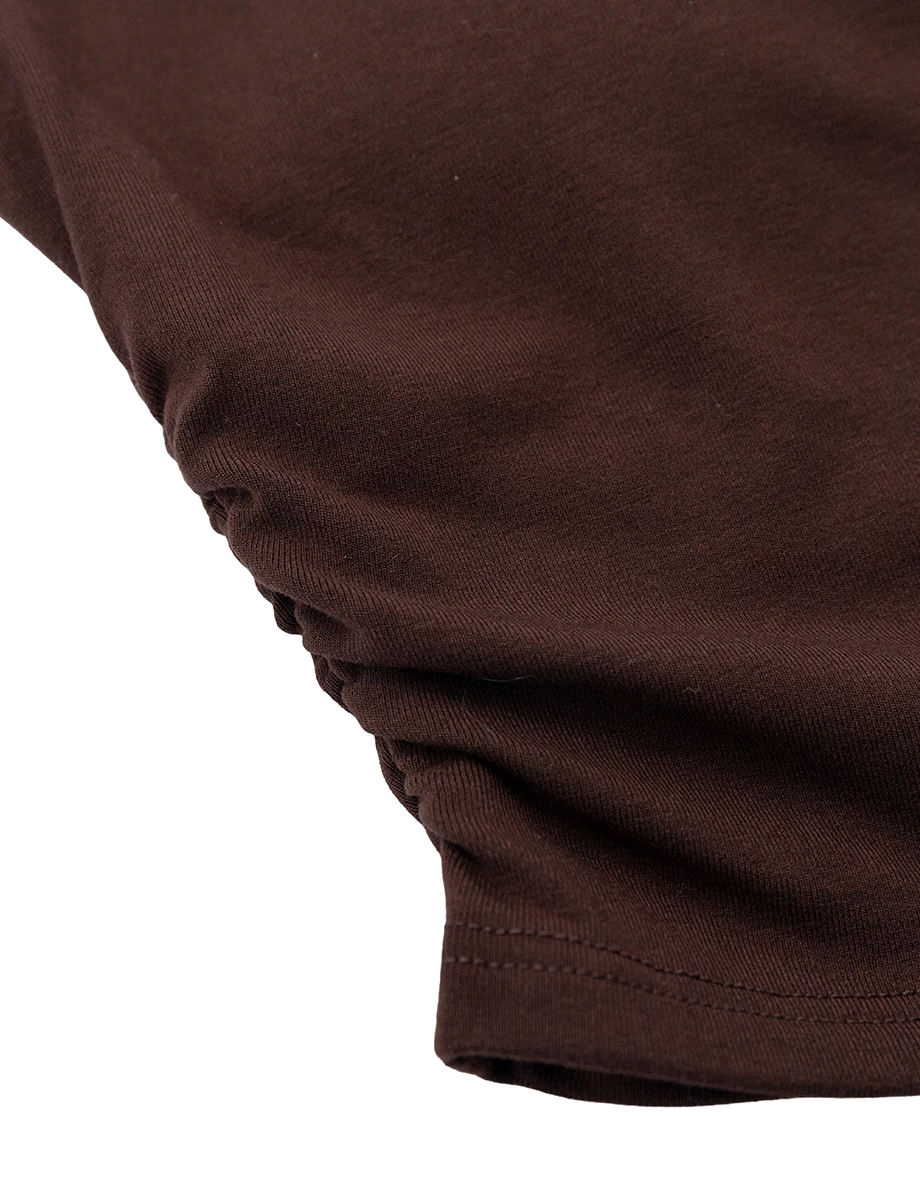 WARM↑UP薄感好身材 不對稱斜肩綁帶長袖發熱BRA TOP WARM↑UP薄感好身材 不對稱斜肩綁帶長袖發熱BRA TOP