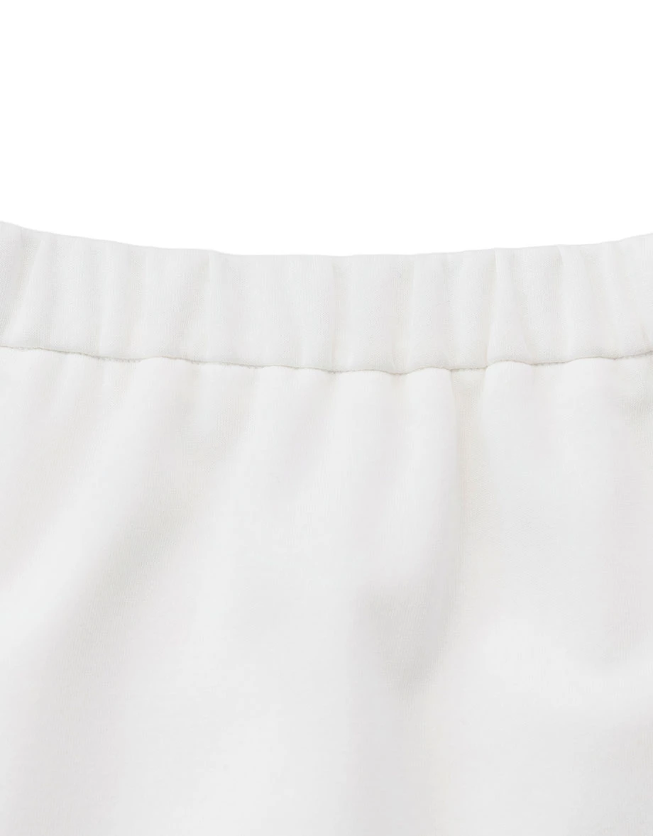 High Waist Contrast Striped Hem A Line Mini Skirt High Waist Contrast Striped Hem A Line Mini Skirt