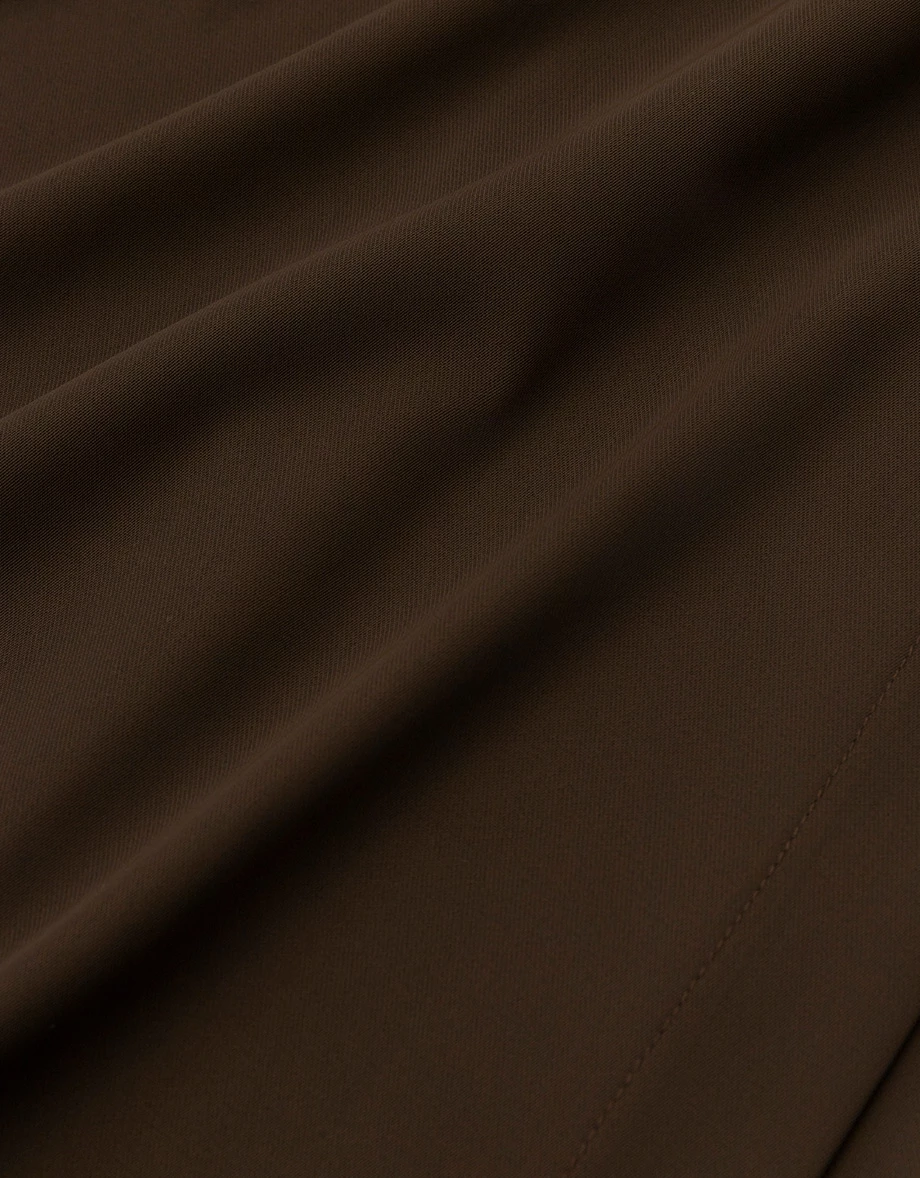 【SABRINA Design】Pleated Overlap Tailored Wide Leg Pants 【SABRINA Design】Pleated Overlap Tailored Wide Leg Pants