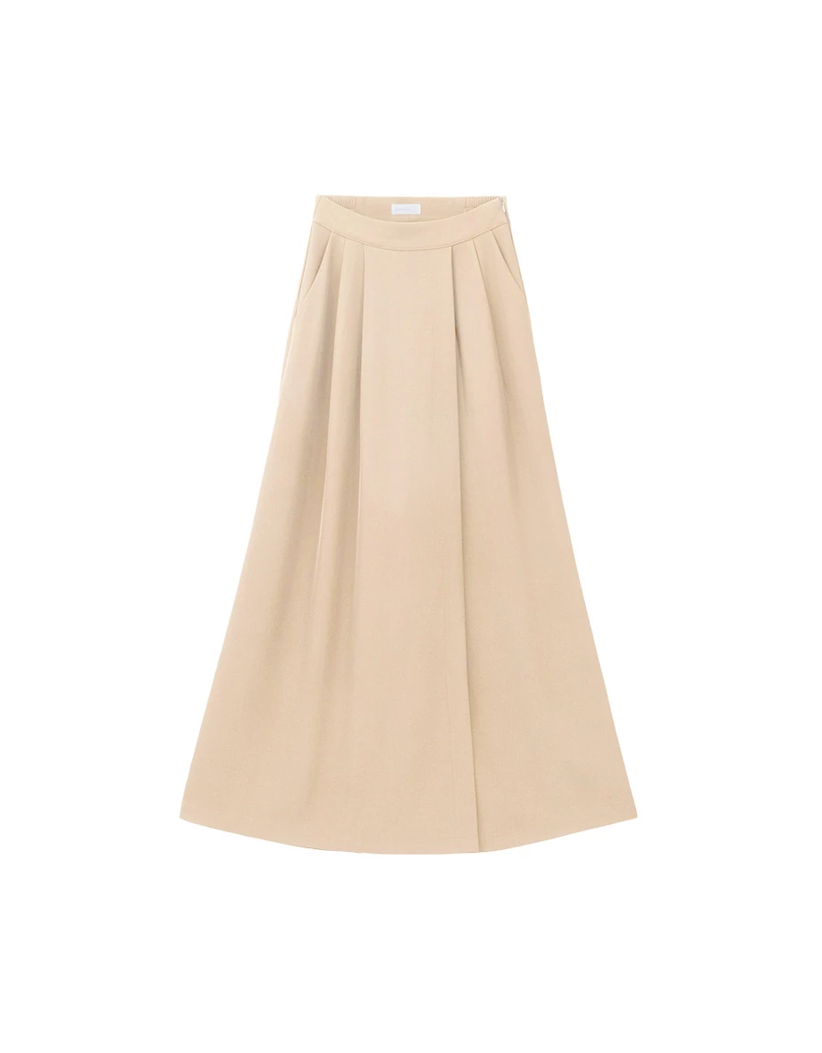 【SABRINA Design】Pleated Overlap Tailored Wide Leg Pants 【SABRINA Design】Pleated Overlap Tailored Wide Leg Pants