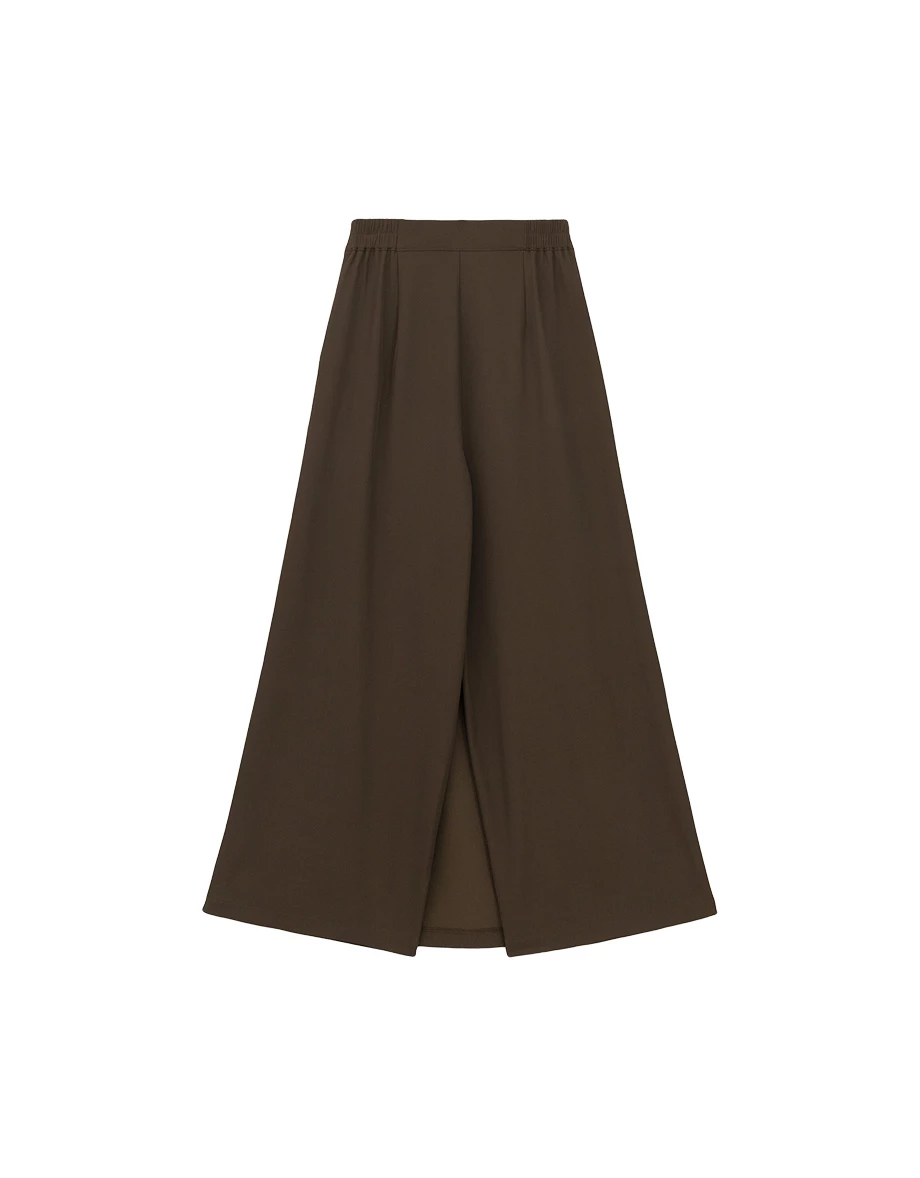 【SABRINA Design】Pleated Overlap Tailored Wide Leg Pants 【SABRINA Design】Pleated Overlap Tailored Wide Leg Pants