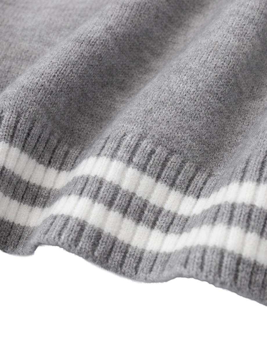 Contrast Stripe Trim Square Neck Sleeveless Knit Mini Dress Contrast Stripe Trim Square Neck Sleeveless Knit Mini Dress