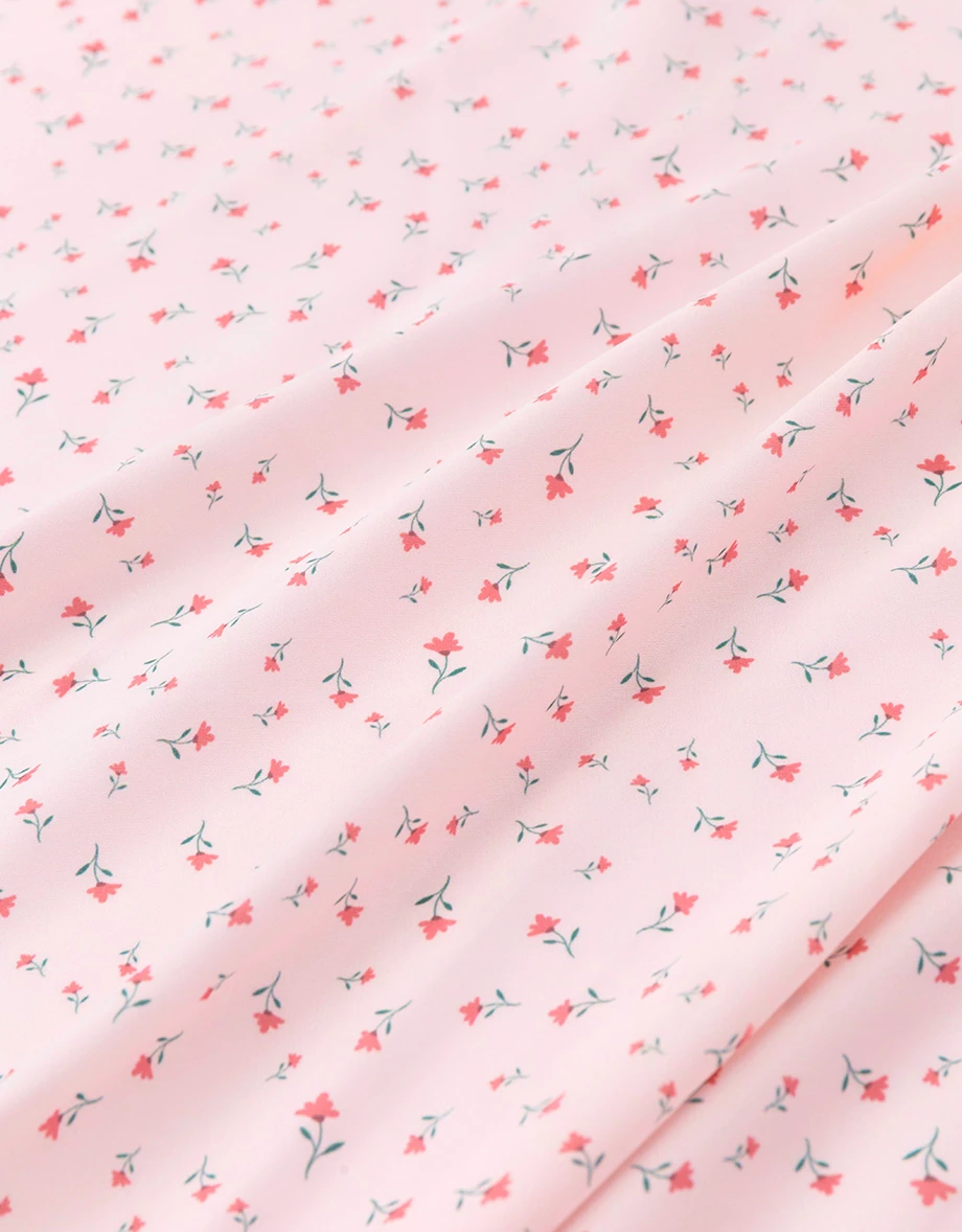 【SABRINA Design】Floral Print Button Down Cardigan and Sleeveless Collared Shirt Blouse Set Wear