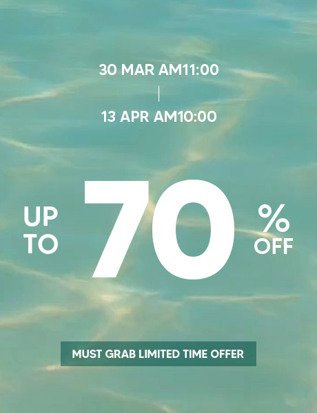 UP TO 70% OFF