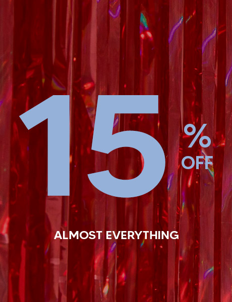 3 FOR 15% OFF